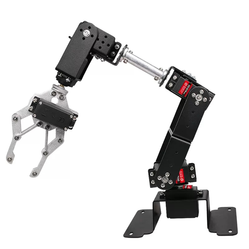 6 DOF ロボットマニピュレータ MG996 金属合金メカニカルアームクランプ爪キット Arduino ロボット DIY Ki UNO/ESP32 プログラマブル