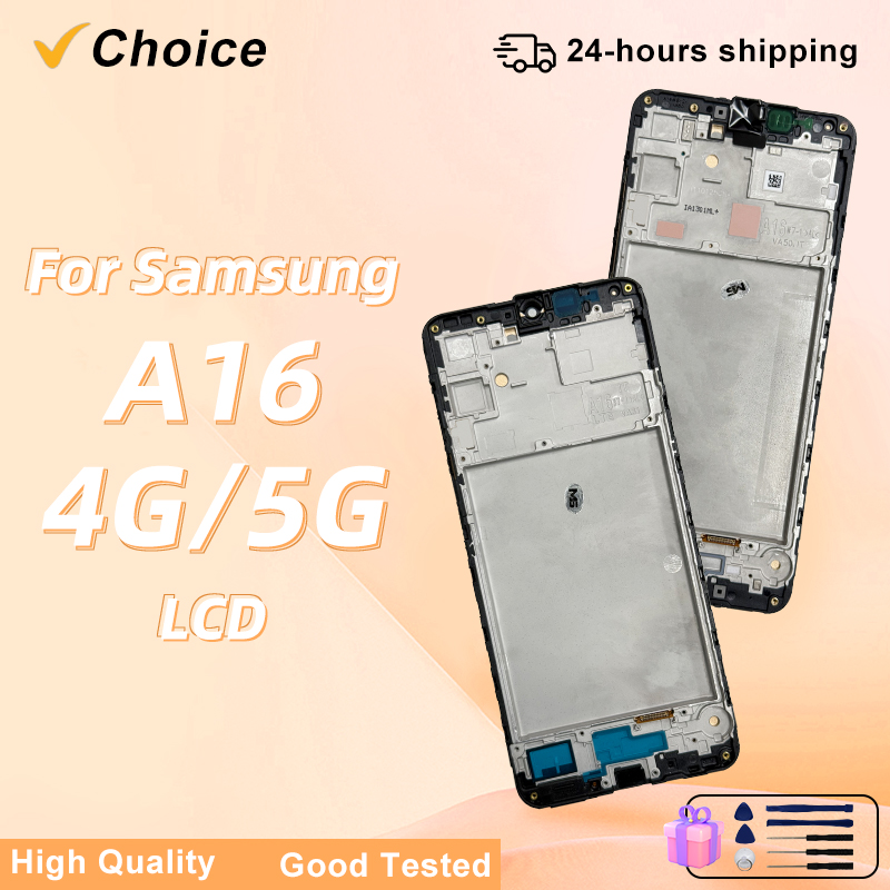 新しい 6.7 "OLED サムスンギャラクシー A16 4 グラム A165F A165M 液晶ディスプレイタッチスクリーンサムスン A16 5 グラム A166B A166P A166E 液晶ディスプレイ