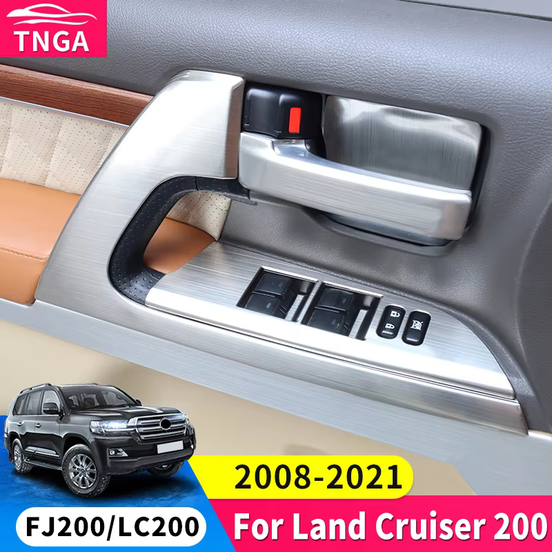 2010-2021 トヨタランドクルーザー 200 LC200 修正アクセサリードアハンドルアップグレードされた高級車内