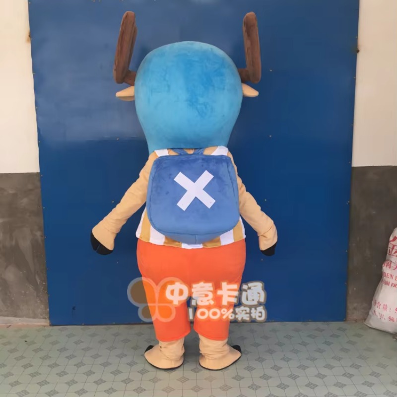 チョッパーマスコット衣装ホット漫画のキャラクタートニーチョッパーマスコットファンシードレスカスタムコスプレテーママスコットカーニバル