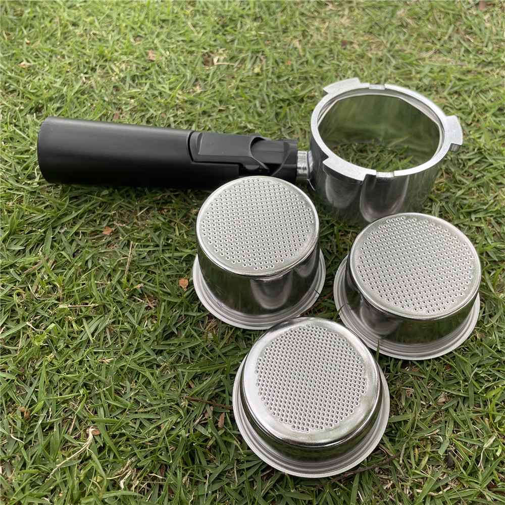 51 ミリメートル底なしコーヒーポルタフィルター 1 2 4 カップバスケット Homix Hibrew H11 Oster Cecotec Phico Brayer Br1101 コーヒーマシン用