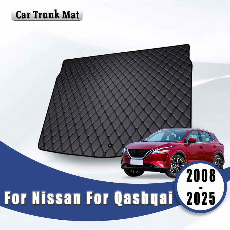 全天候型車のトランクライナー、日産キャシュカイ 2008-2025 用、耐摩耗性滑り止めカーゴマット自動車インテリアアクセサリー Pa