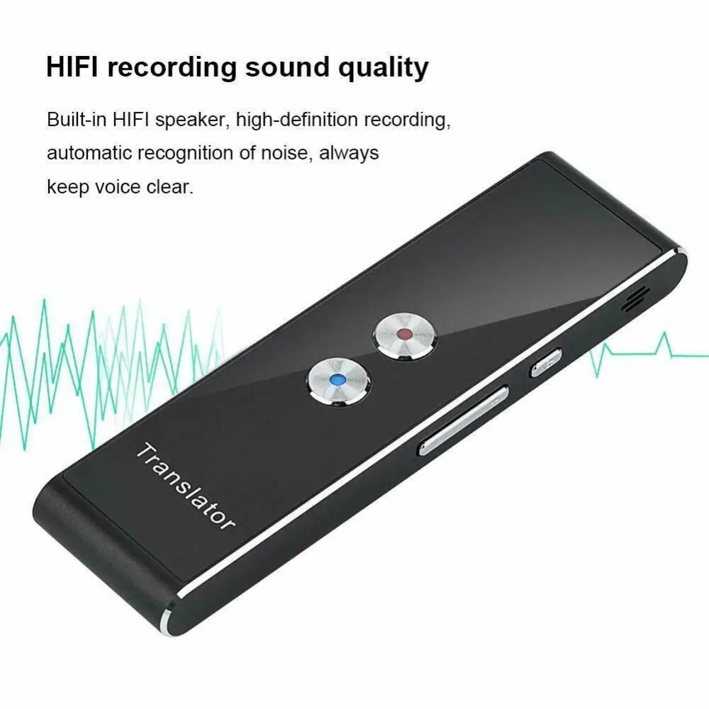 ワイヤレス音声翻訳 40 言語 マルチスマート インスタント翻訳 2 ウェイ リアルタイム音声翻訳 ビジネス旅行学習用