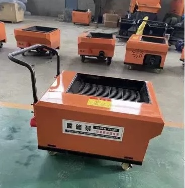 二次構造用コンクリート搬送ポンプ、小型陸上ポンプ、搬送ポンプ、スパイラルフィードマシン、注入ポンプ