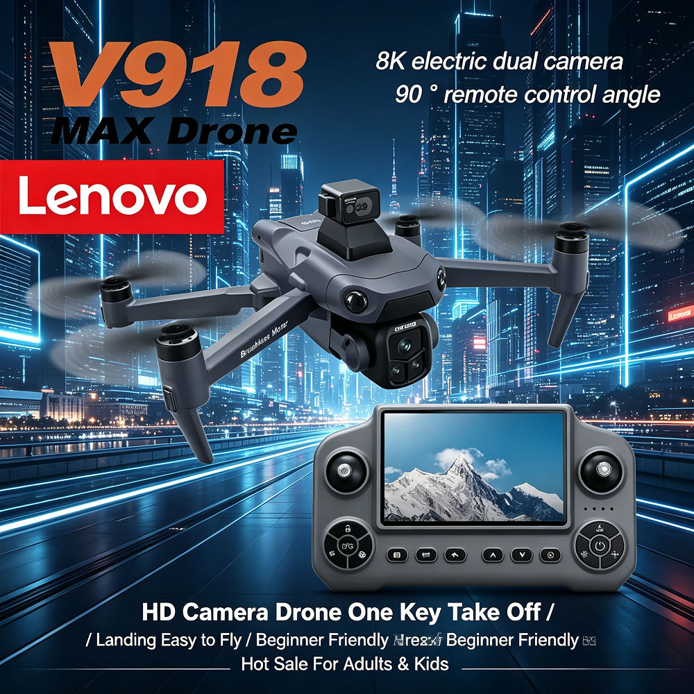 Lenovo A1R3S 8K GPS ドローンプロフェッショナルカメラ FPVX ブラシ駆動レーザー障害物大画面リモコン付き折りたたみ式航空写真