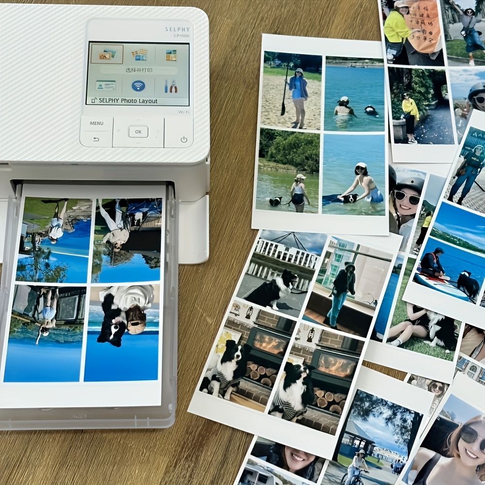 1 カラーカートリッジ 36 枚 4x6 光沢のある写真用紙 Canon Selphy CP1300 CP1500 ワイヤレスプリンタスクラップブッキング家族写真用
