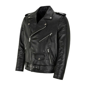 High-Quality Men's Casual Zipper Leather Jacket for Fall/Winter; Men's Long-Sleeve Fashionable Leather Jacket