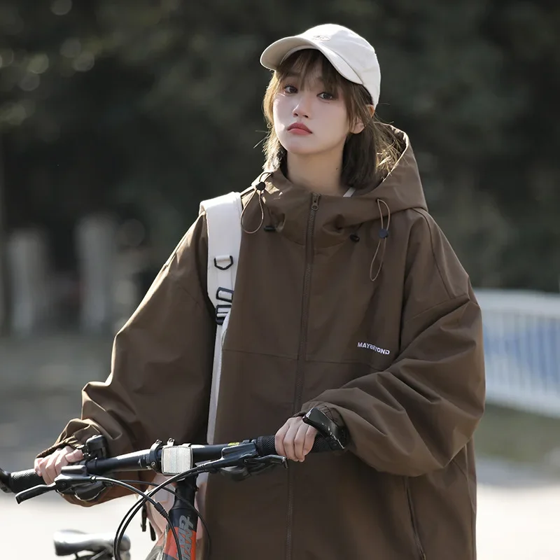 秋の女性日本野球ウインドブレーカージャケット長袖シングルアウターコートハイストリート原宿ファッションボンバージャケット