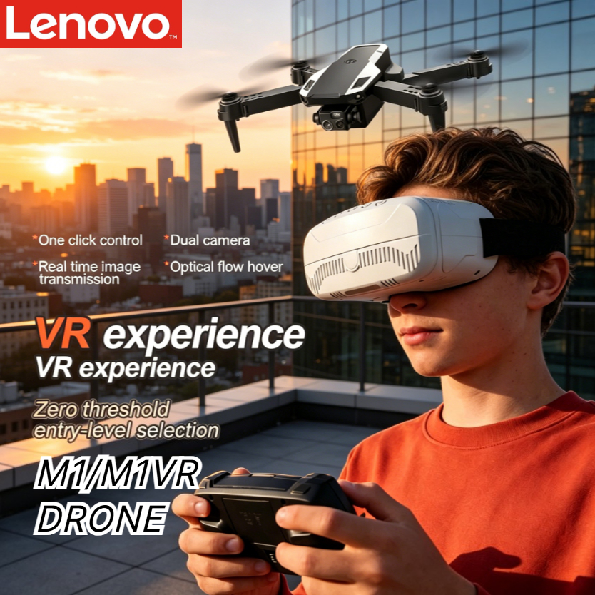 レノボ M1/M1VR 折りたたみ GPS ドローン 4K HD デュアルカメラフローポジショニング VR メガネポータブル屋外 RC 空中クアッドコプター