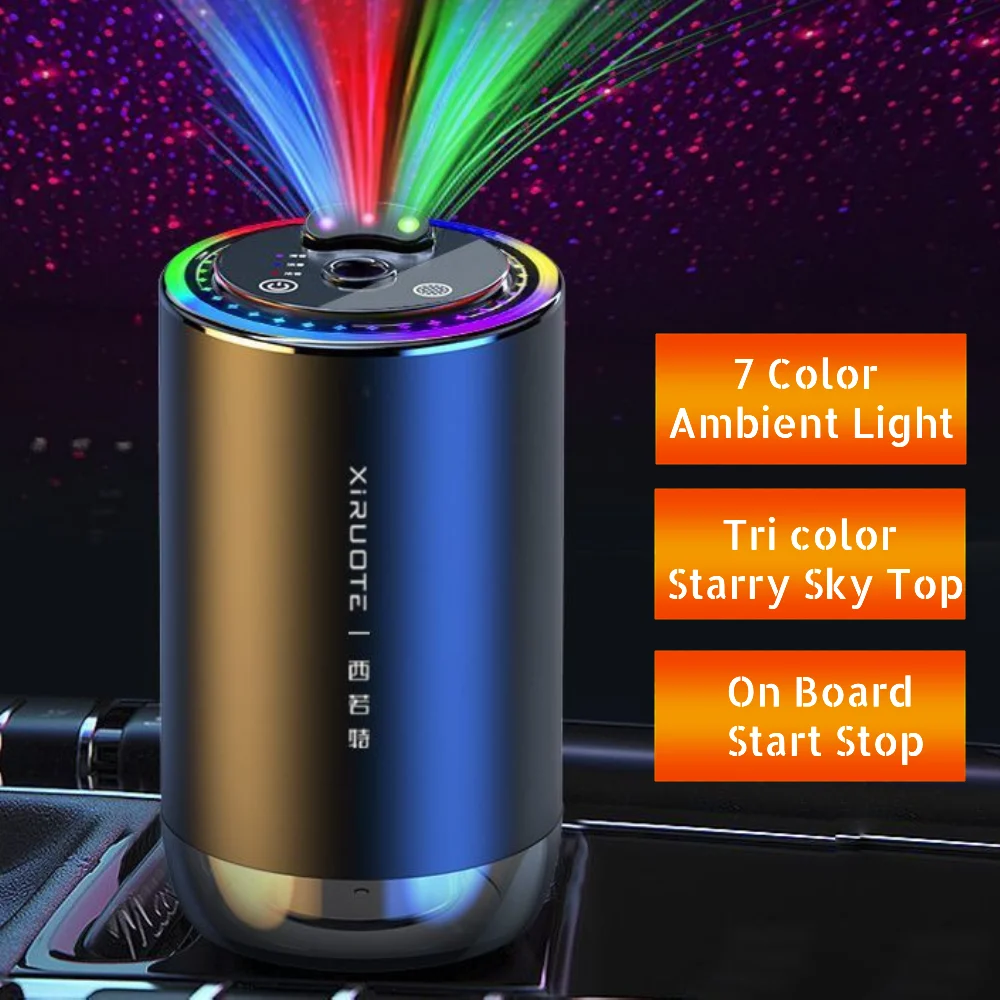 車の芳香剤 3 色のエッセンシャルオイルフレグランスディフューザー匂いディストリビューター USB 充電式アロマセラピーの香りエアリフレッシャー