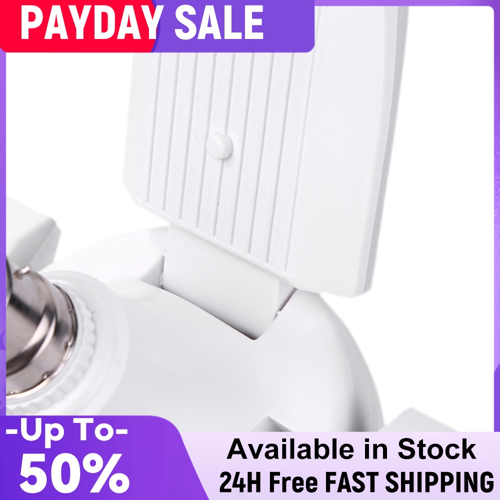 60W B22 Deformable Lamps Super Brightness 100-265V 6000LM Fan Lamps 360-degree Beam Angle Energy Saving for Industrial Lighting