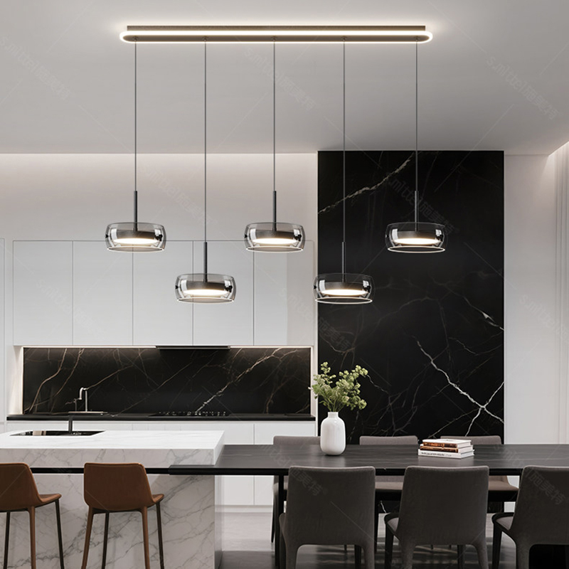 現代の家の装飾リング LED ライトペンダントライトランプリビングルーム用ダイニングルーム用シャンデリア吊り下げライト屋内照明