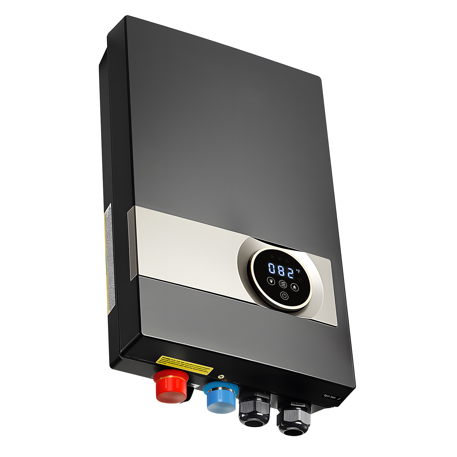 SucceBuy タンクレス電気温水器 27kW インスタント給湯器 シンク下オンデマンド 浴室用 LCDタッチスクリーン付き 240V
