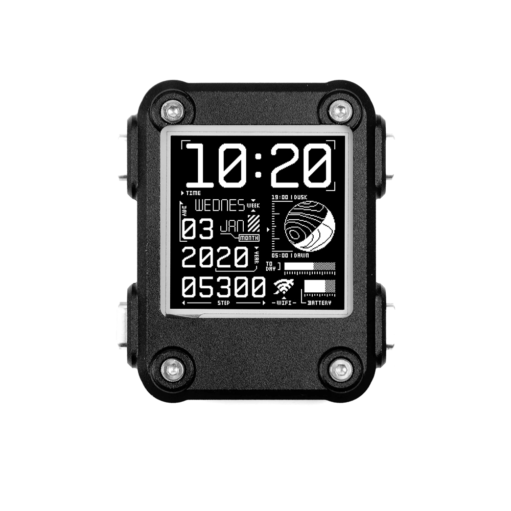 金属 ESP32 スマート E-Watch インクスクリーン付き WIFI Bluetooth オープンソースコード腕時計 Arduino ロボットキットプログラマブル電子ペーパー腕時計