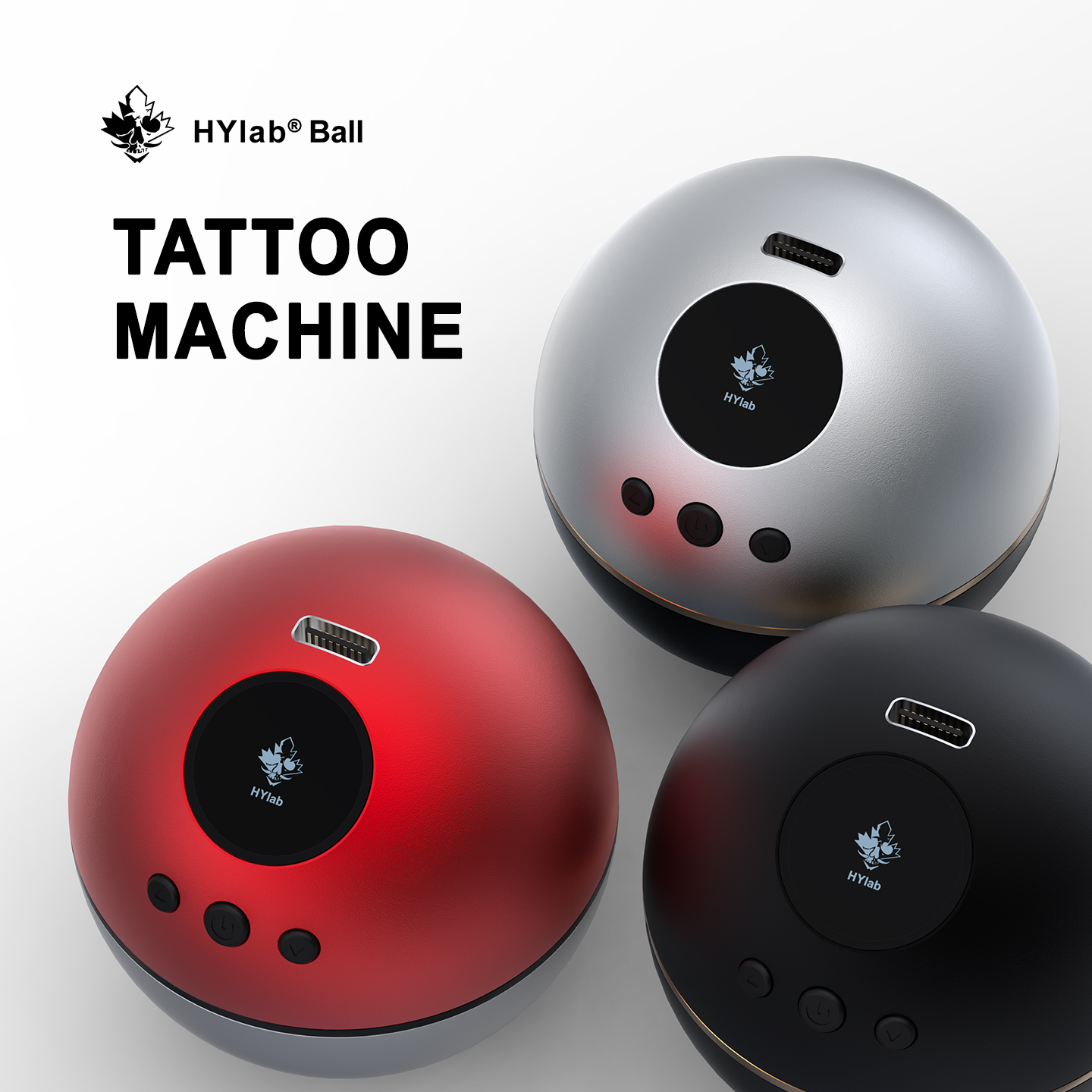 HYlab ボールタトゥーマシンプロフェッショナル強力なタトゥーガン軽量ライン