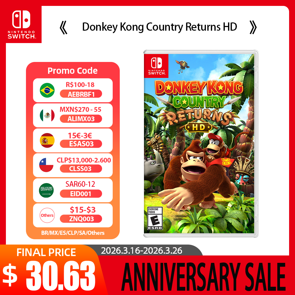Nintendo Switch ゲームセール - ドンキーコング リターンズ HD - Nintendo Switch OLED Lite 用カートリッジ物理カード