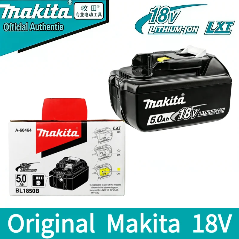 100% オリジナルマキタ 18V バッテリー 5.0Ah 6.0Ah BL1860B BL1850B マキタ 18V 電動工具充電式バッテリーマキタ 18V 充電器