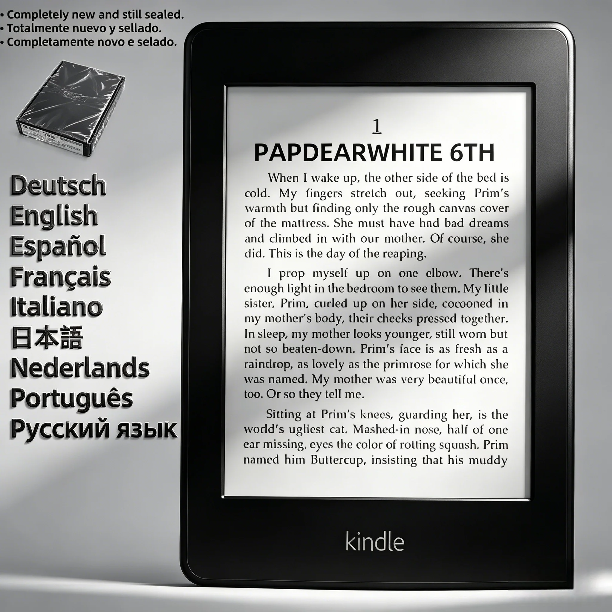新しい kindle Paperwhite 6th 2GB ライト登録可能電子ブック E リーダー E リーダー電子インクブック Kindle 電子リーダー電子ブック e リーダー livro kobo