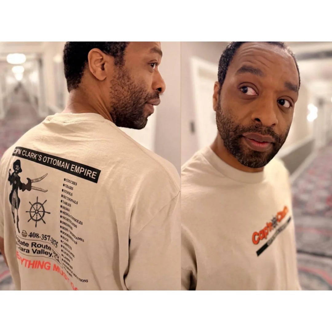 キウェテル・イジョフォー キャプテン・クラークのオスマン帝国シャツ バックルームズ 映画 Tシャツ 夏 ピュアコットン メンズ Tシャツ Tシャツ Y2k 女性