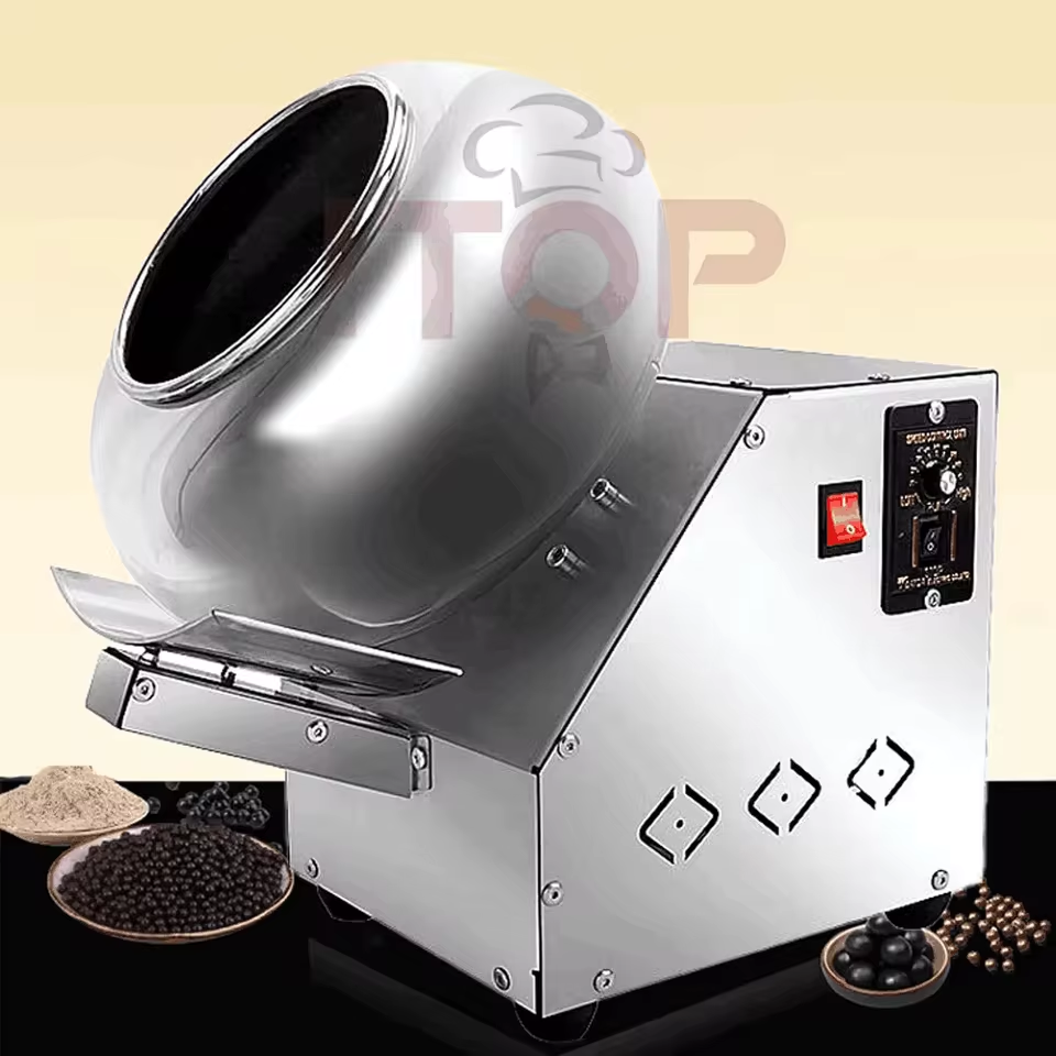 ITOP チョコレートシュガーコースティングマシン 30 センチメートルローラー商業小型キャンディコーターマシンチョコレート豆コーティング糖衣錠マシン