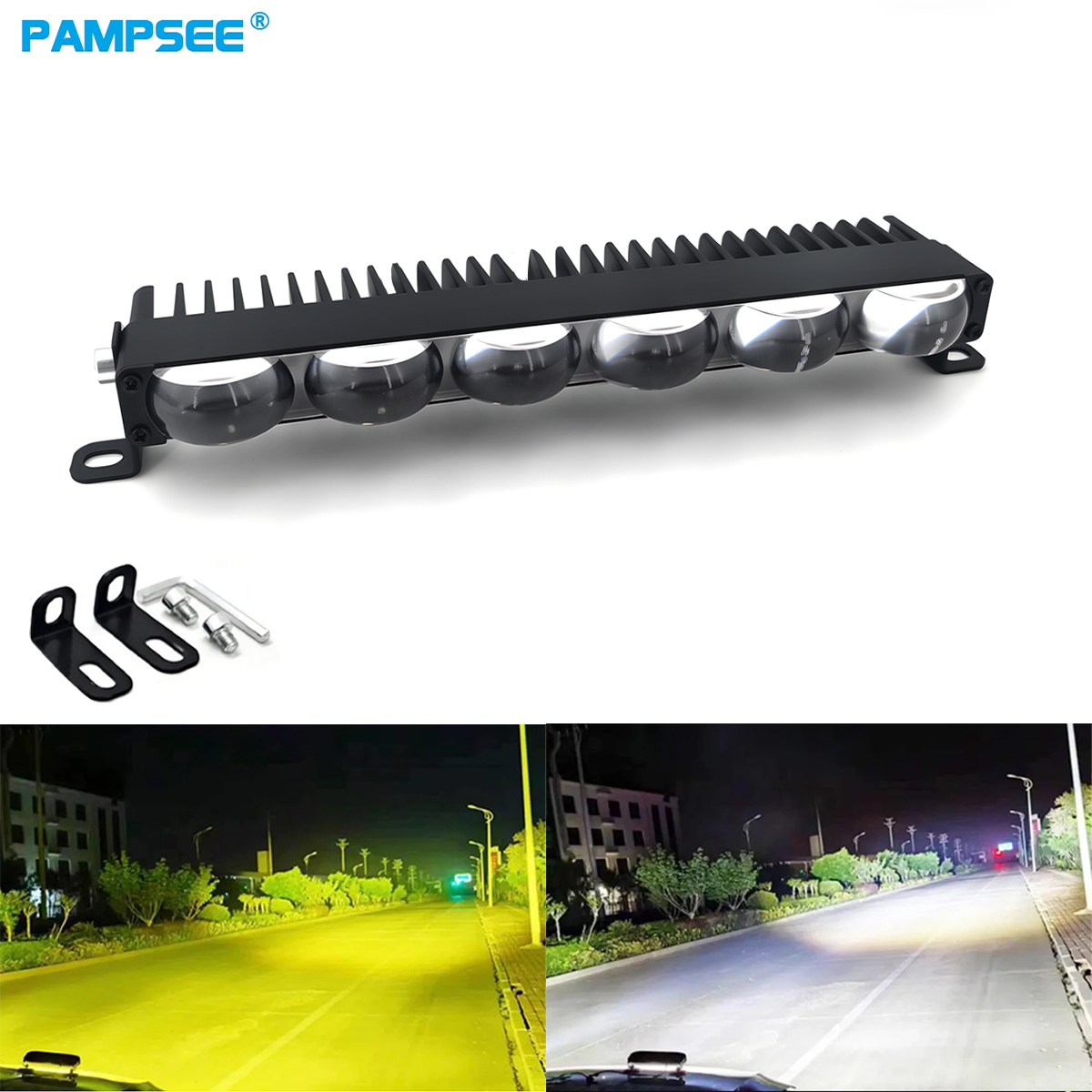 LED ヘッドライトバンパーフォグランププロジェクターレンズ車グリルライトワークライトプロジェクターレンズミニドライビングライト補助ライト用