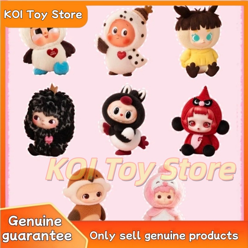 NEW Original Pop Mart  Dear Birds Series Blind Box Cute Plush Fashion Pendant Skullpanda Collection Doll Mystery Gift Customized