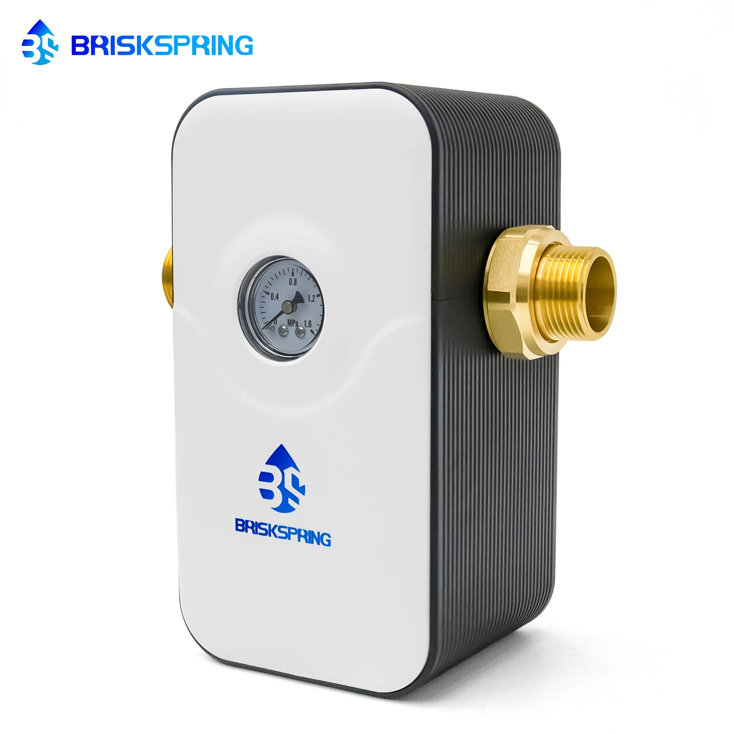 BriskSpring 家全体水調整器デスケーラー無塩水軟化装置システム硬水処理 6 トン/時間大流量