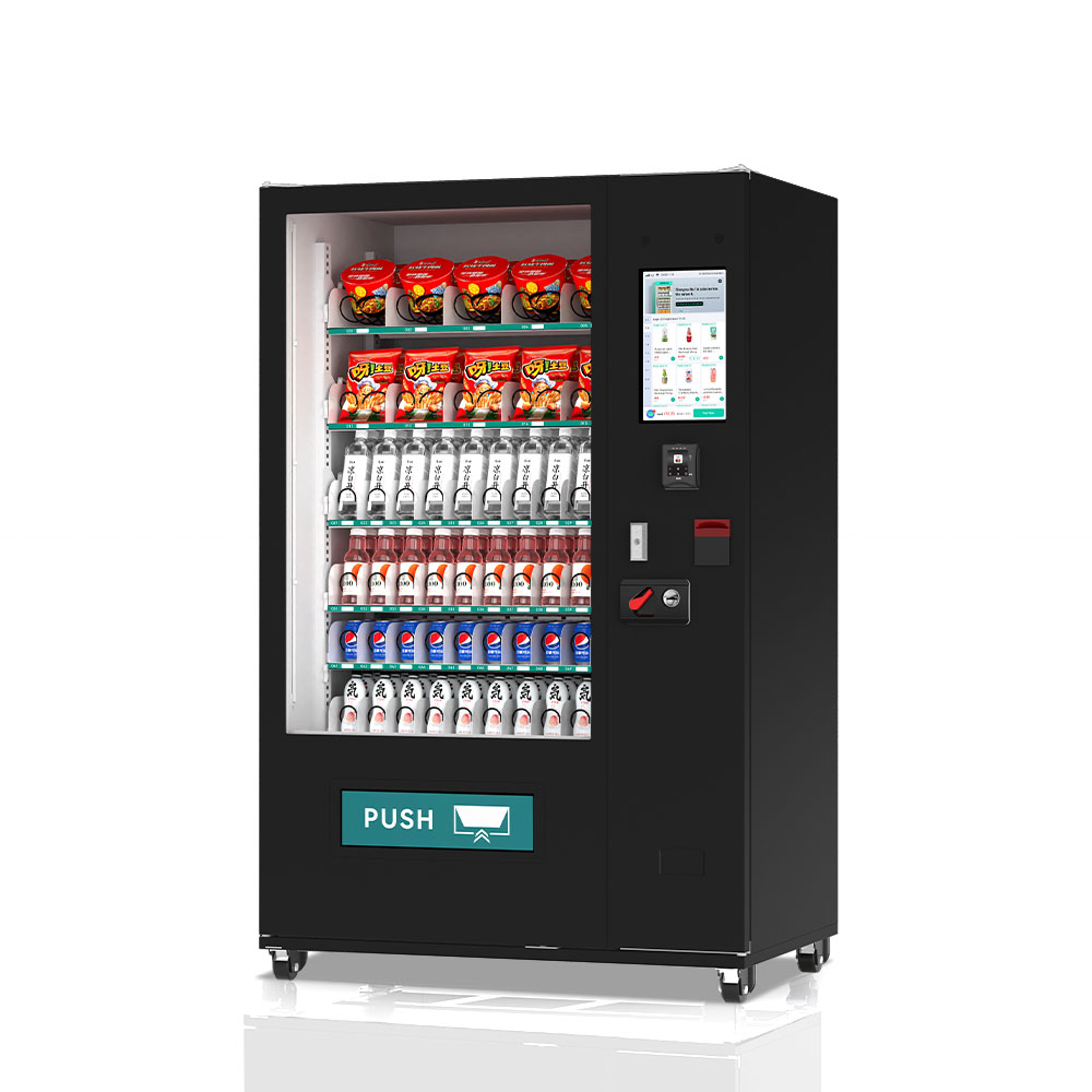 Spiral 自動販売機 居住者コミュニティ スナックとドリンクの自動販売機 コインペイ付き冷蔵生鮮食品自動販売機