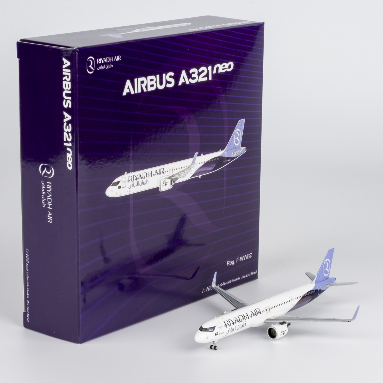 13137 合金コレクター飛行機ギフト NG モデル 1:400 リヤド航空エアバス A321XLR ダイキャスト航空機ジェットモデル F-WWBZ