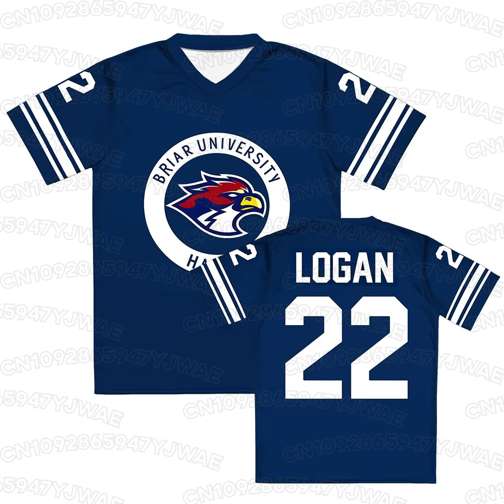 新しい映画オフキャンパスブライヤー大学ジャージグラハム 44 ローガン 22 ディローレンティス 66 タッカー 46 Tシャツ V ネック半袖 T シャツ