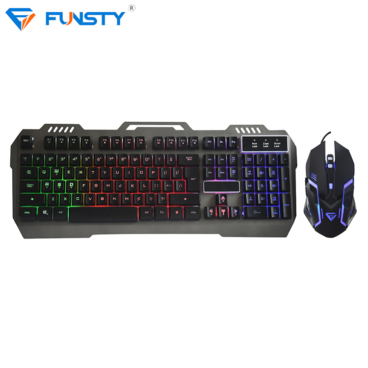 ベストセラー有線 OEM ゲーミング キーボード マウス セット Rgb ゲーミング キーボードと Rgb ゲーミング マウス コンボ