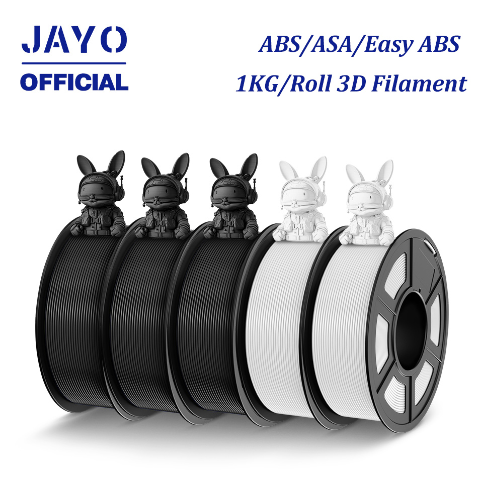 JAYO ASA/ABS/簡単 ABS フィラメント 1.75 ミリメートル 1 キロ 3D フィラメント低印刷温度 ABS 3D プリンタフィラメント優れた耐性