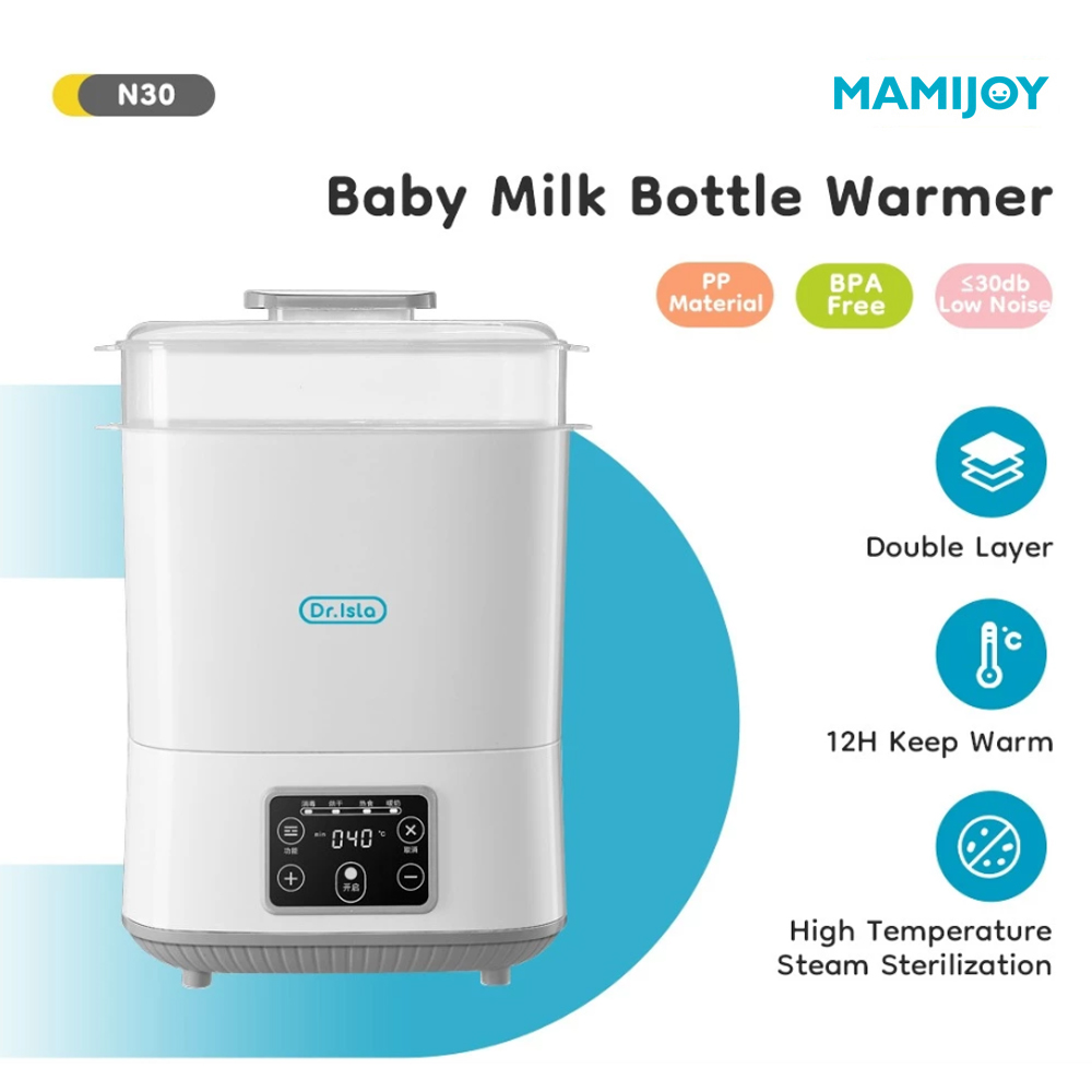 MAMIJOY 多機能哺乳瓶滅菌器乾燥 5 In1 高速ボトルヒーター容量ミルクボトルウォーマー自動シャットオフ N30