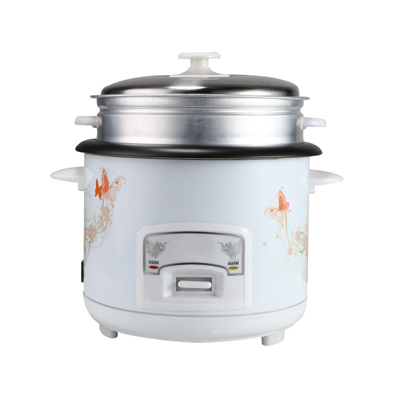 卸売白ミニ炊飯器 2L/3L/4/5L/6L 多機能電気炊飯器印刷花