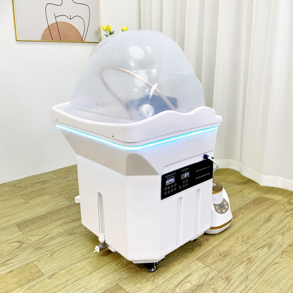 Head SPA シャンプー台 60L貯水タンク付き 温水加熱 水道管接続不要 マッサージベッド用 Head SPA 洗面器
