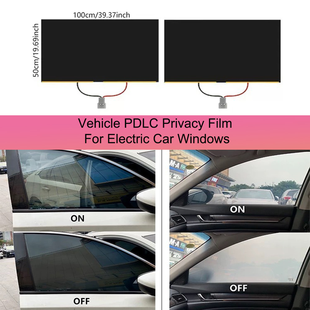 車窓用自動車用 PDLC スマート フィルム |切り替え可能なプライバシー ガラス ティント |エレクトリックスマートティントフィルム