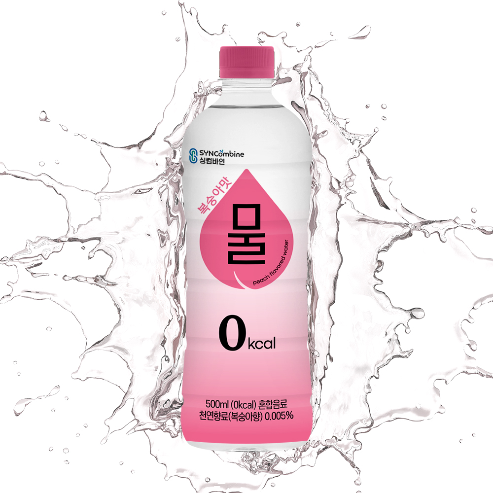 KOREAN DRINK WATER さわやかピーチフレーバー水割り 500ml×24本