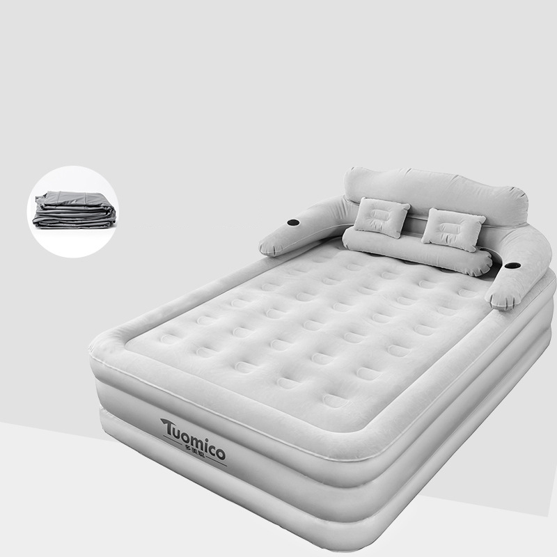 150*203 センチメートル家庭用インフレータブルマットレス屋外エアクッションベッドシングル折りたたみインフレータブルベッド怠惰なベッドインフレータブルベッド