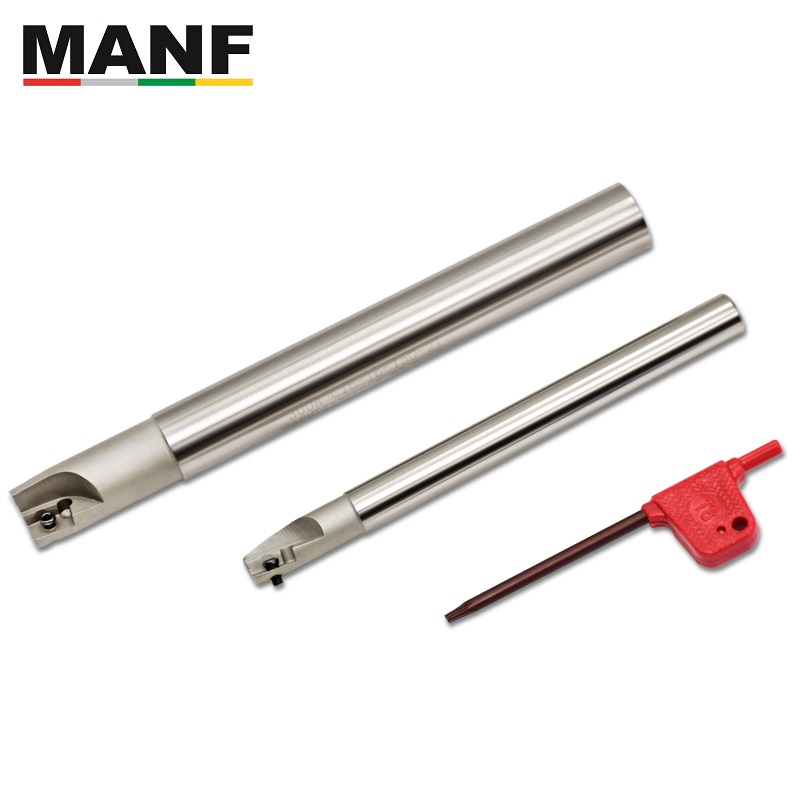 MANF フライスツール BAP300R10-130-C10 12 ミリメートル 16 ミリメートル刃先交換式フライスカッターショルダー直角エンドミル APMT1135PDER インサート用
