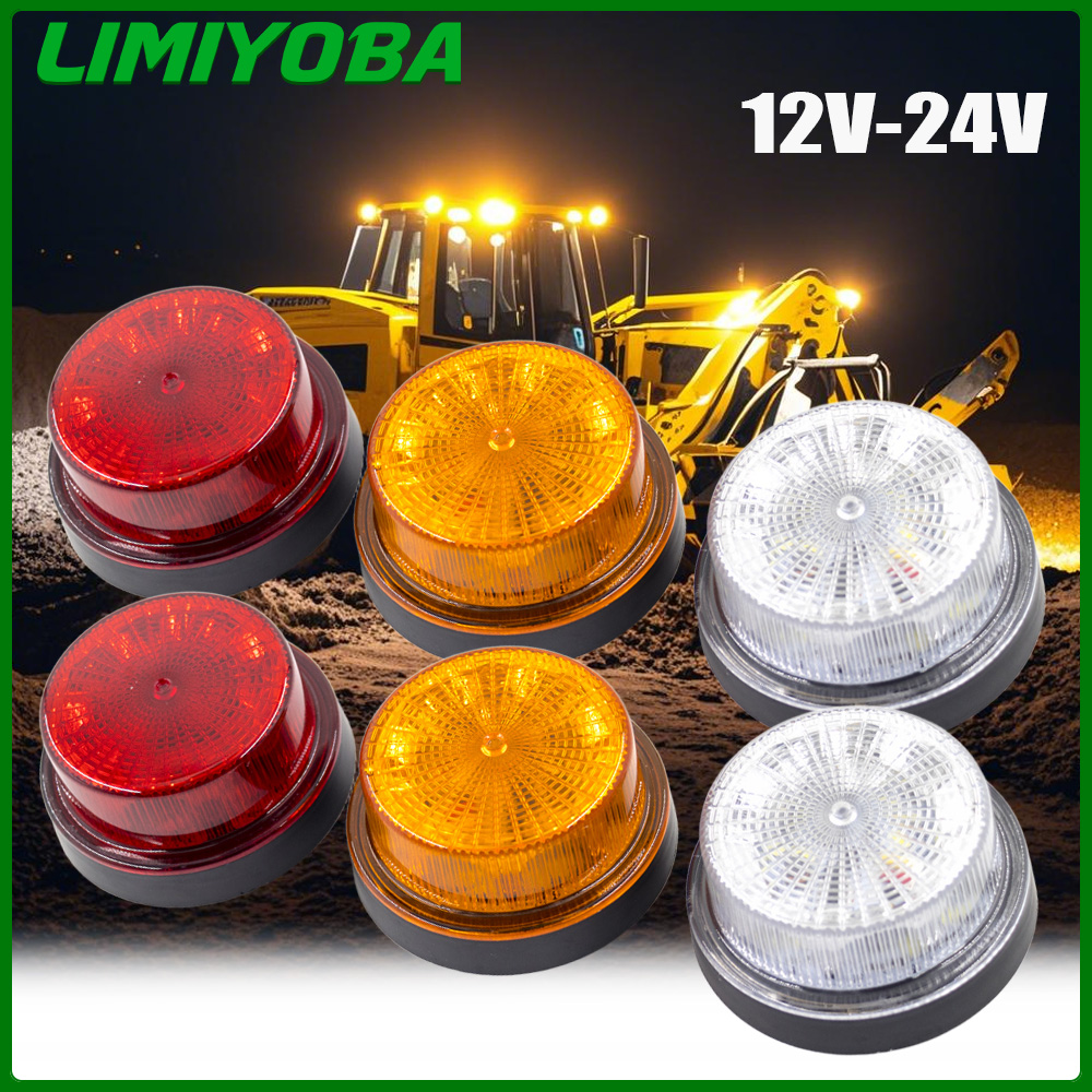 2 個 12V 24V 2 モード 12 LED 警告緊急ストロボライト点滅ライト回転灯信号ランプトラックトラクター防水