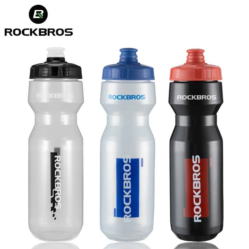 Rockbros サイクリングウォーターボトル 600-750 ミリリットル MTB ロードバイクウォーターボトルホルダースクイズマグランニングクライミングスポーツケトル自転車カップ