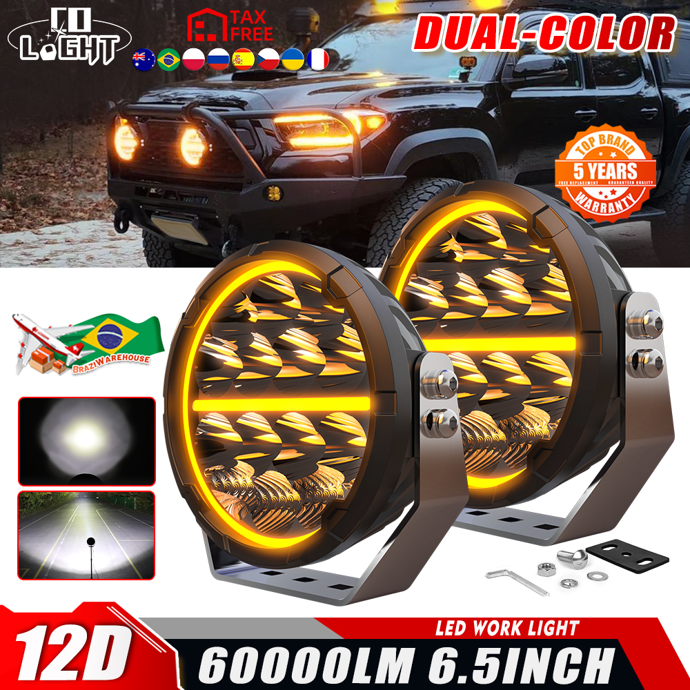 CO LIGHT LED オフロード ドライビング ライト 6.5 インチ ホワイト