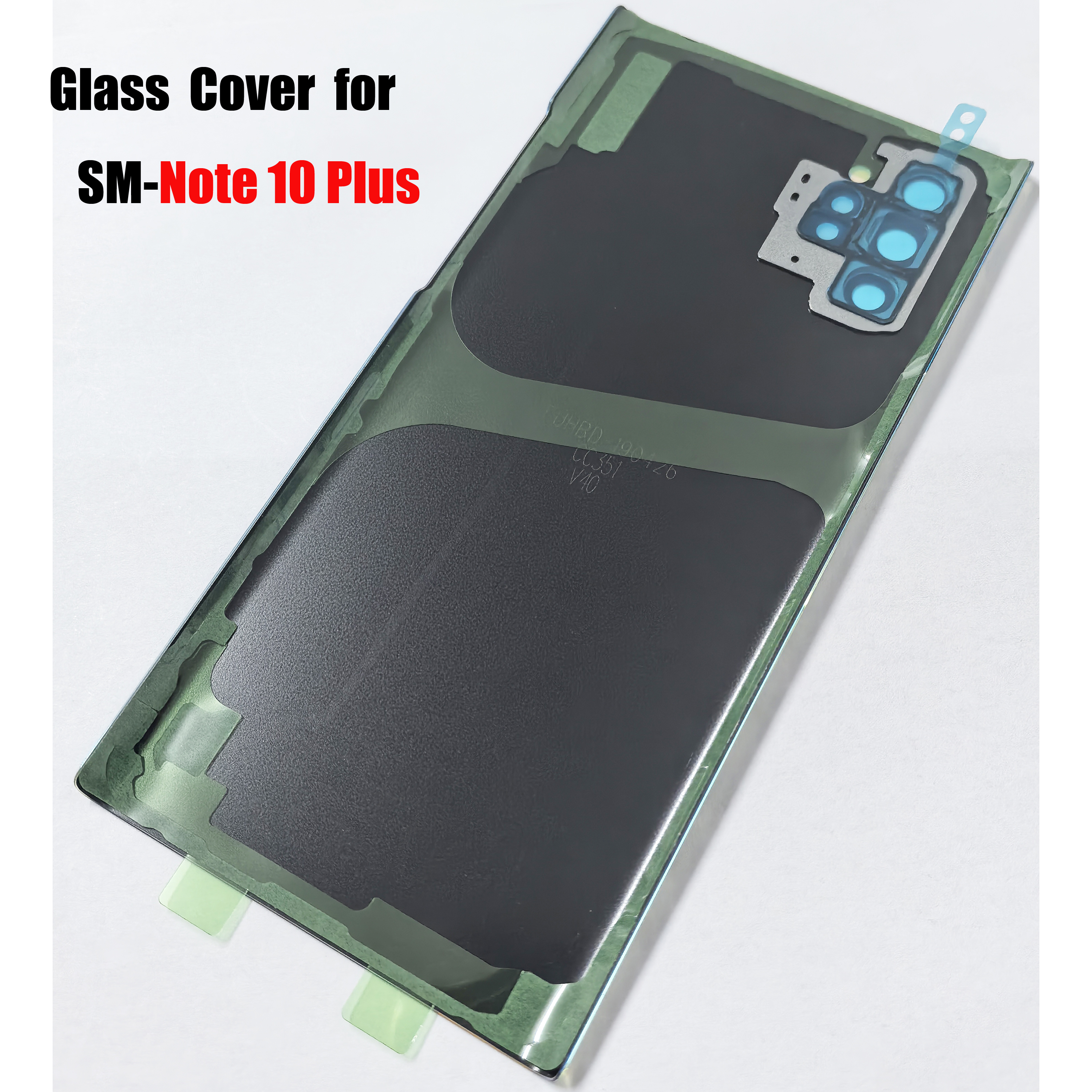 (新品)O-E-M バックカバーバッテリー蓋ケース SM-Note 10 Plus N10 N10P NOTE10PLUS ガラスバッテリードアバックガラスリアカバーパネル