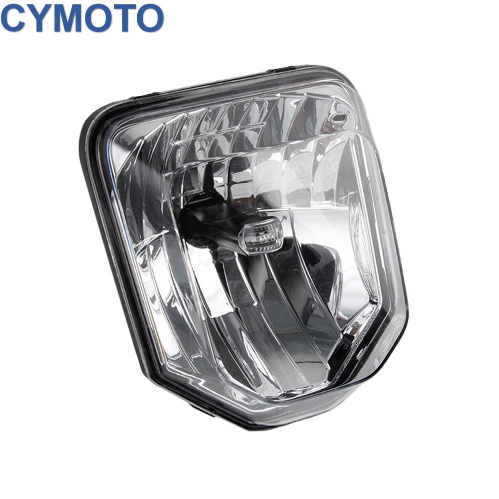 オートバイ LED ヘッドライトハスクバーナ TE 150 250 300 FE 250 350 450 501 2024 スーパーモトダートバイクヘッドランプアクセサリー