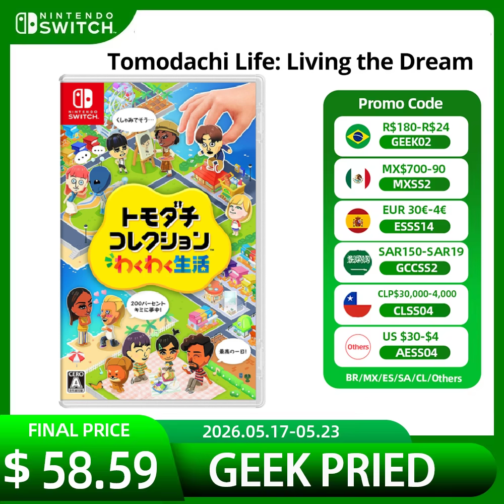Nintendo Switch ゲーム セール - トモダチ ライフ™ リビング ザ ドリーム - ゲーム 物理カード サポート TV テーブルトップ ハンドヘルド モード