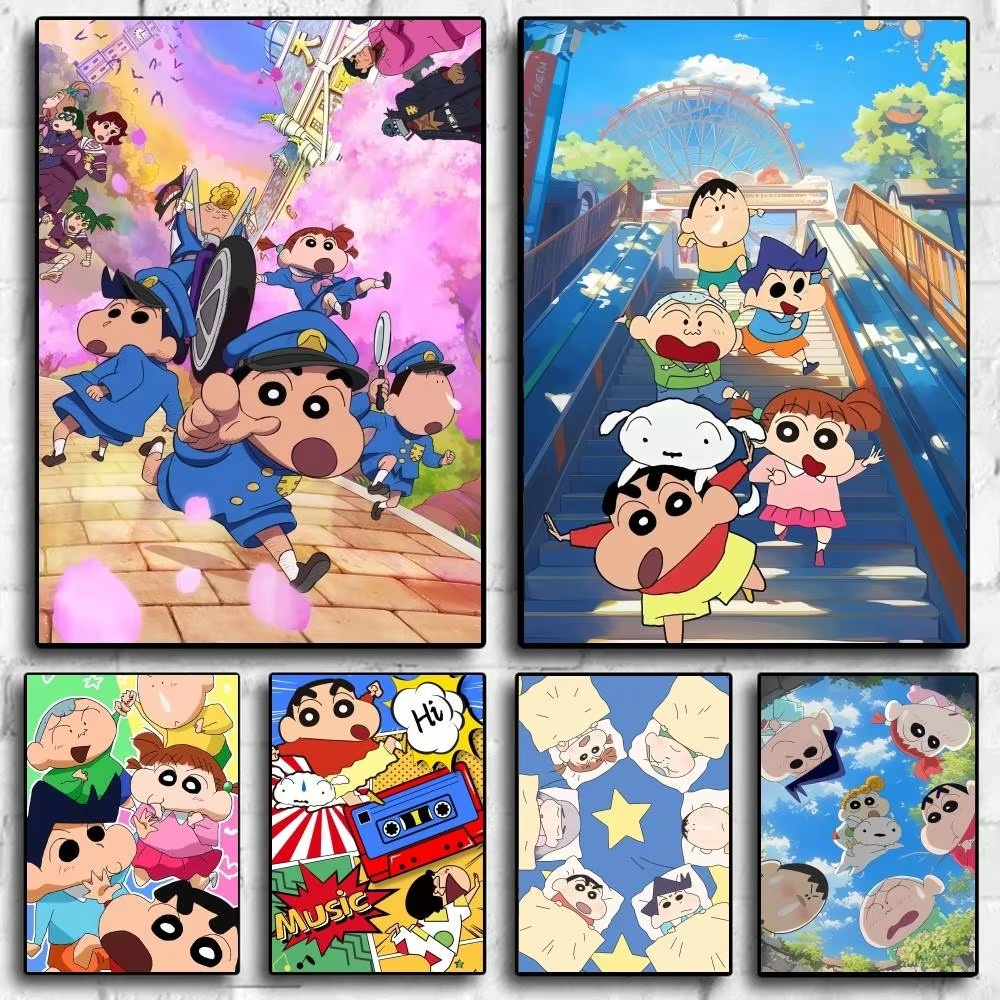 ジグソーパズル かわいい C-クレヨン S-しんちゃん DIY 挑戦的な家族アクティビティ ゲーム ゲームルーム リビングルームの装飾 ギフト用