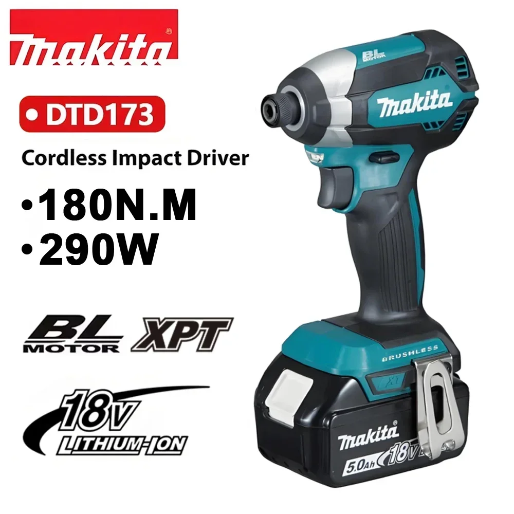 MAKITA  DTD173 impact driver  18V high power brushless lithium screwdriver high torque electric driver Rechargeable