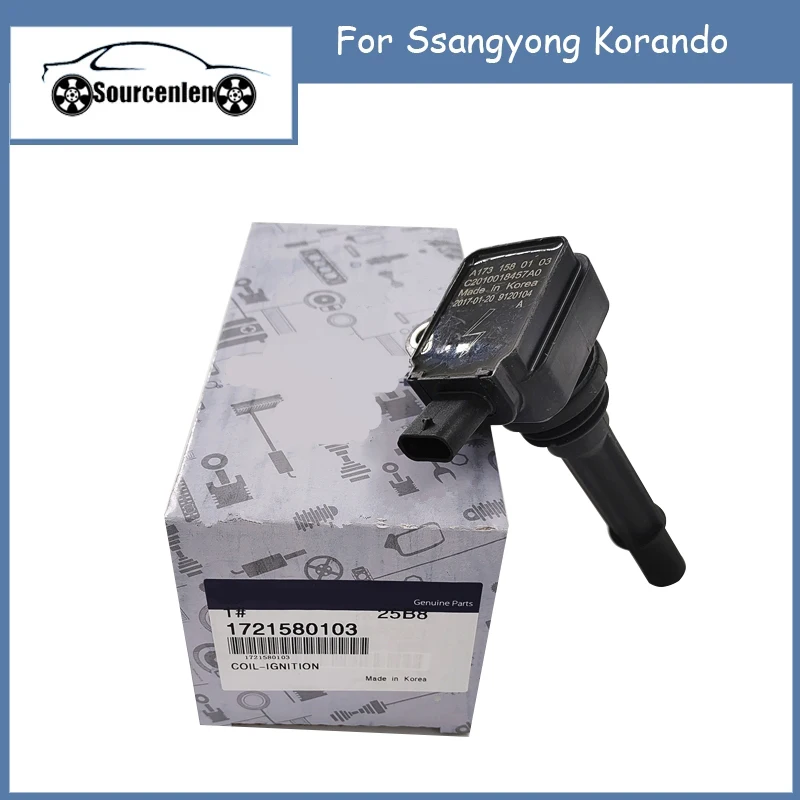 新しい本物のイグニッション コイル OEM 1721580103 双竜 Korando 用