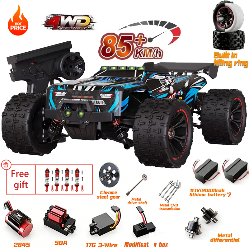 SG116MAX SCY9522 1:16 高速ドリフトレーシング 80 キロ/h ブラシレスモーター 4WD 9522PRO 50 キロ/h rc カーオフロード車のおもちゃ子供のためのギフト