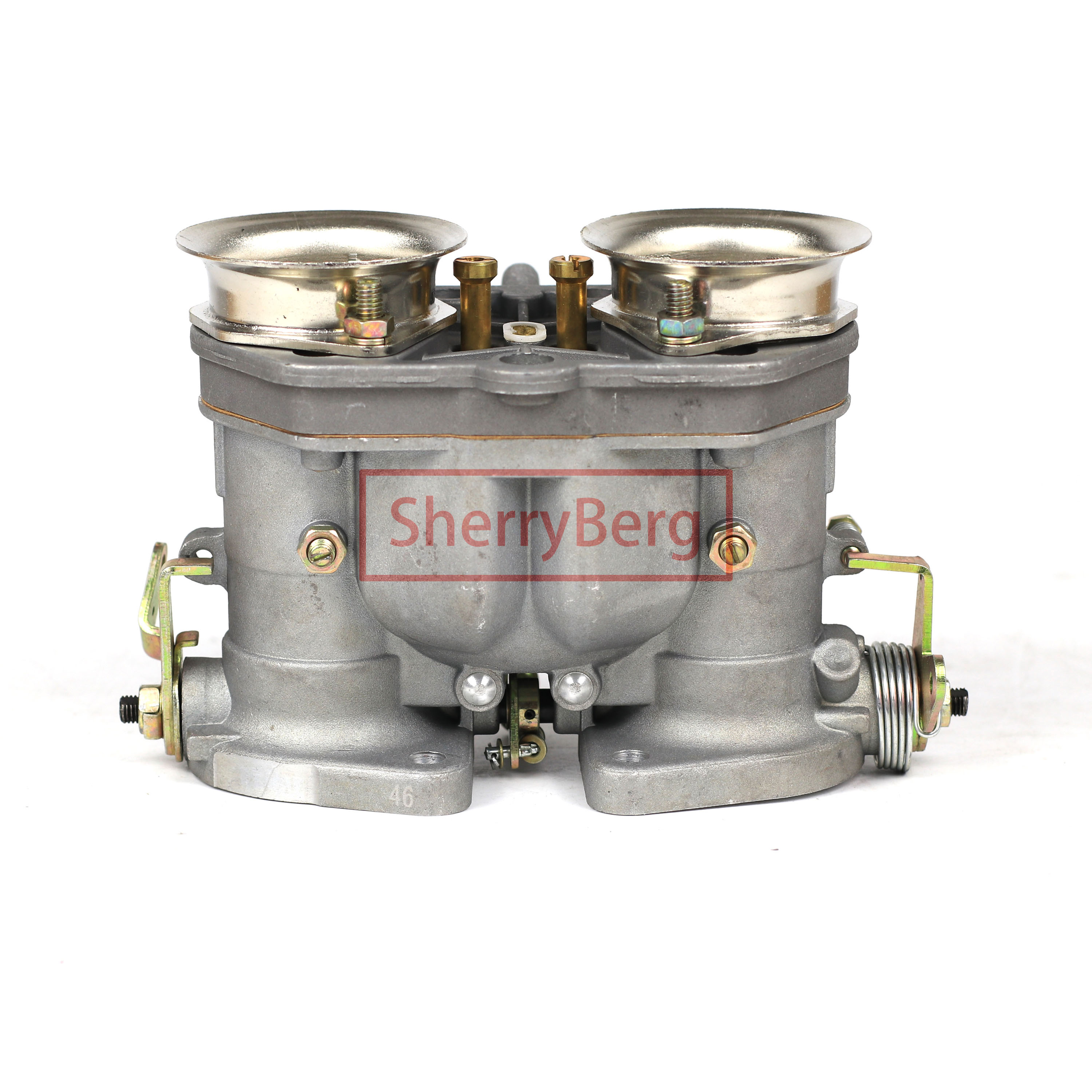 SHERRYBERG 46 ミリメートル 46IDF ダウンドラフト炭水化物キャブレター拡張燃料ボウルウェーバーディケイドエンピ 44 ショート速度スタック (20 ミリメートル) 46 idf